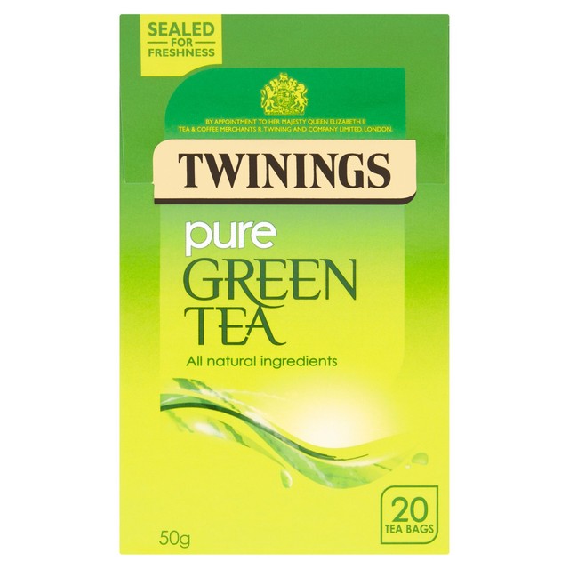 Twinings green tea bags 20 pack (British brand)