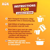 Oxo chicken and herb stock powder - British product