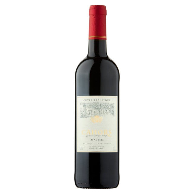 Cuvee Tradition Cahors Malbec red wine 75cl - British product