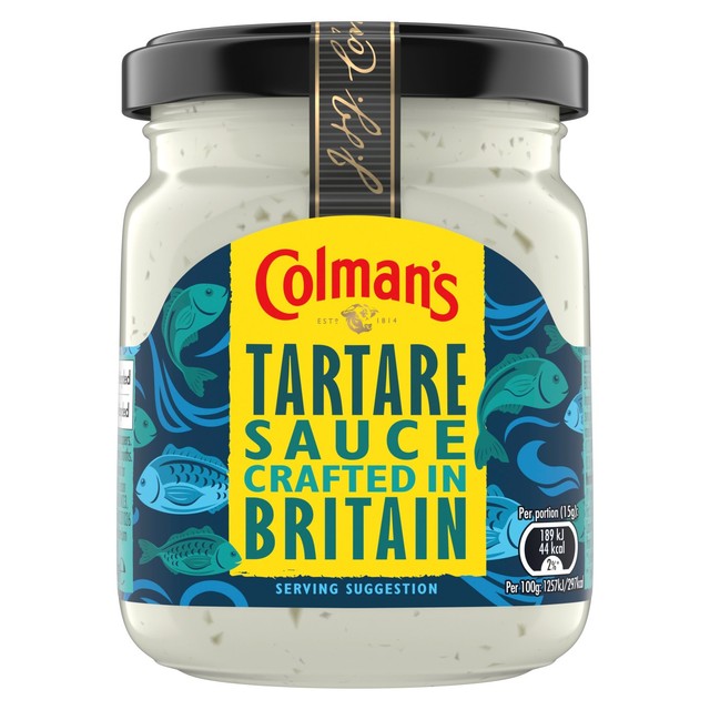 Colman's Tartare Sauce cream style 144g jar - British product