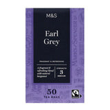 M&S Earl Grey tea bags 50 tea bags, imported from the UK