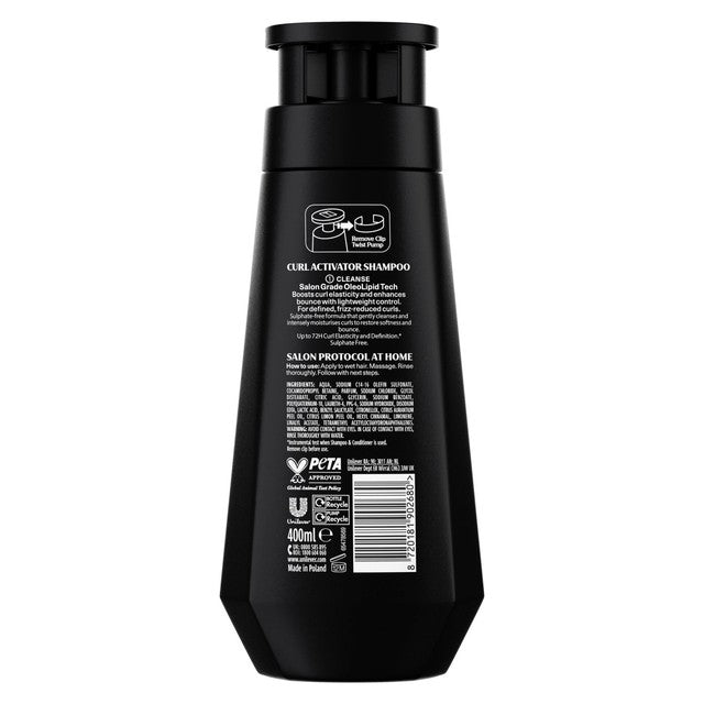 TRESemme Curl Activator Shampoo, UK version