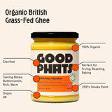 Good Phats Organic Grass-Fed Ghee 450g, UK version
