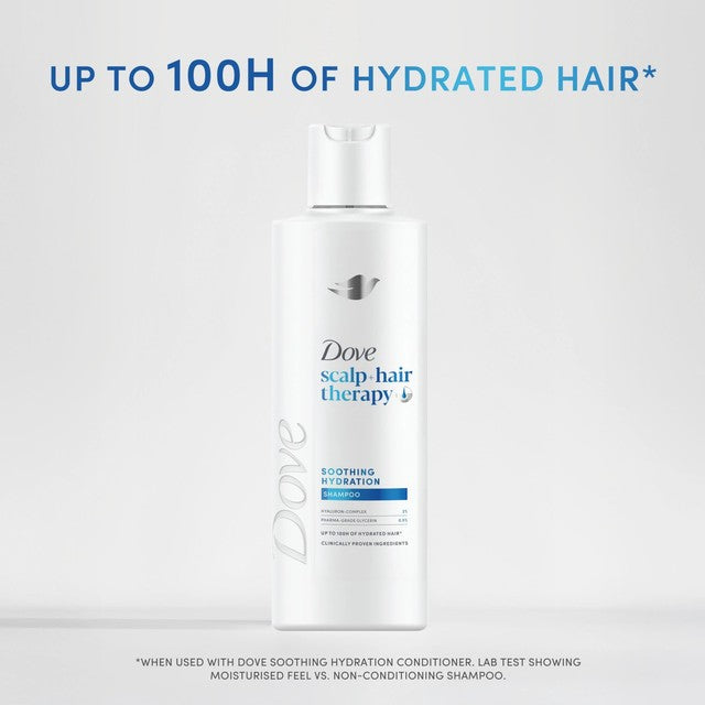 Dove Soothing Hydration Shampoo, UK version