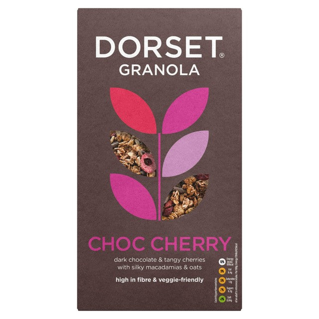 Dorset Cereals chocolate cherry granola cereal 450g - British product