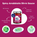 Bay's Kitchen spicy arrabbiata sauce, imported from the UK