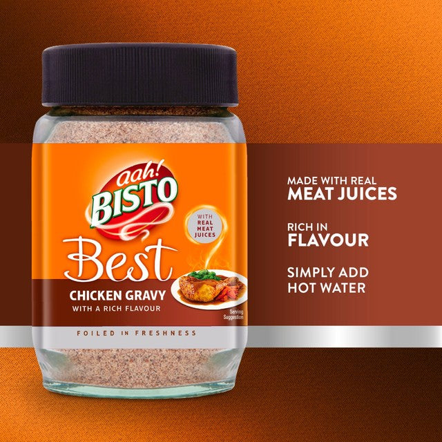 Bisto Best Chicken Gravy Granules jar, British brand