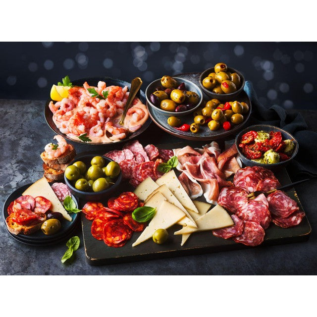 M&S Spanish olive selection with pitted olives 380g, imported from the UK