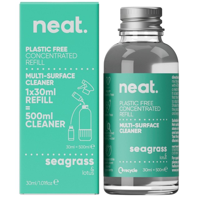 Neat Multi Surface Refill Seagrass 30ml, imported from the UK