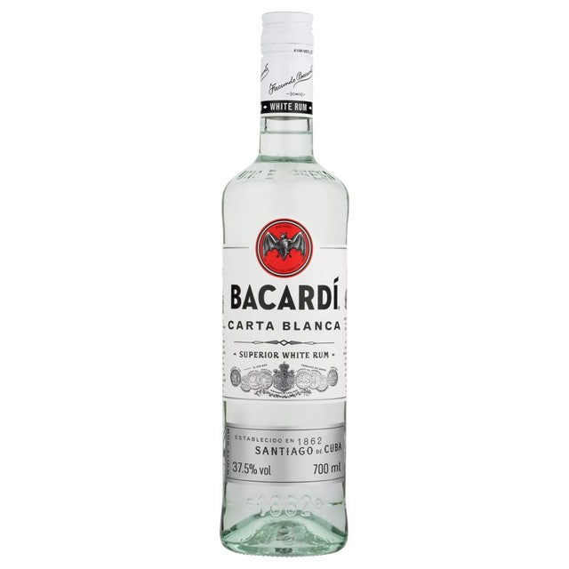 Bacardi Carta Blanca Superior white rum 70cl - British product