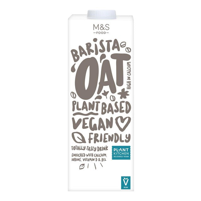 M&S oat barista drink 1L, imported from the UK
