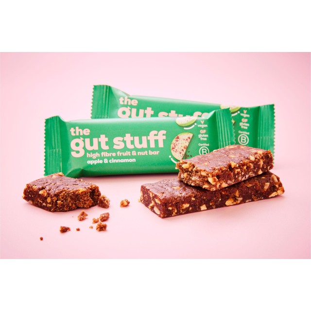 The Gut Stuff Apple & Cinnamon cereal bars 420g (British brand)