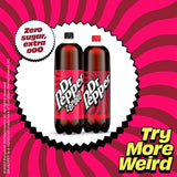 Dr Pepper Zero Sugar Cola 2L - British product