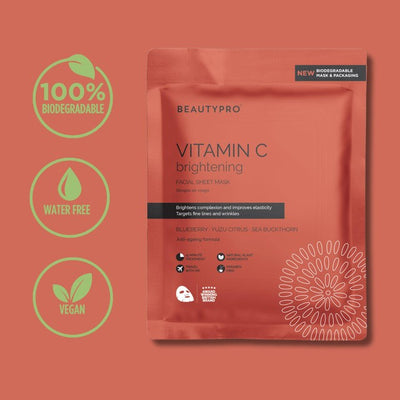 M&S Beauty Pro Vitamin C Lysnende Ansiktsarkmaske- Kjøp online hos McGrocer