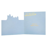 M&S grandson cake birthday card 15cm x 15cm, imported from the UK