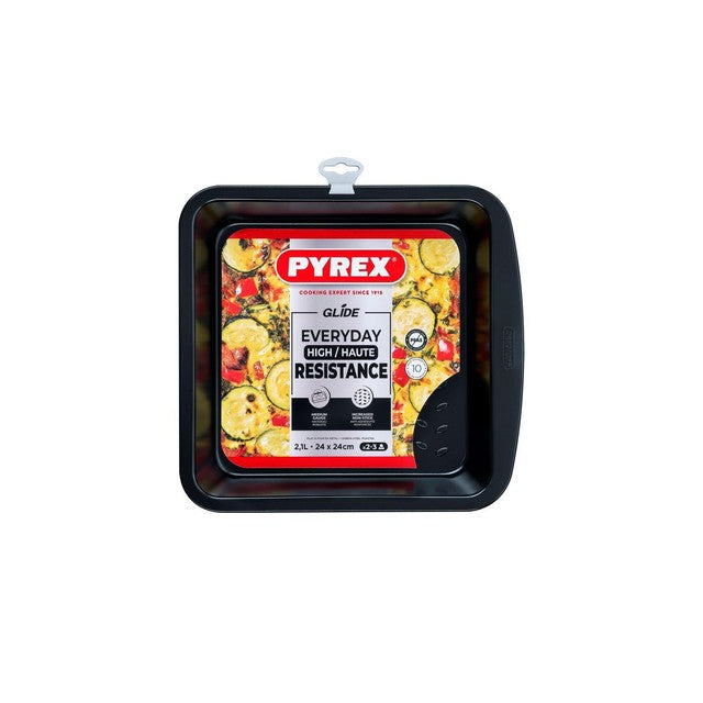 Pyrex square roaster 24cm, imported from the UK