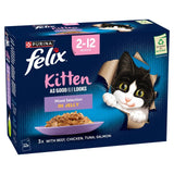 Felix kitten jelly wet cat food 12x85g pouches - British product