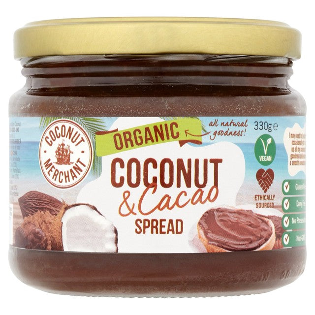 Coconut Merchant coconut cacao spread 330g - British product
