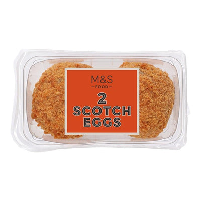 M&S Scotch Eggs mit Schweinefleischgeschmack, 2er-Pack – Fertigsnack, 227 g