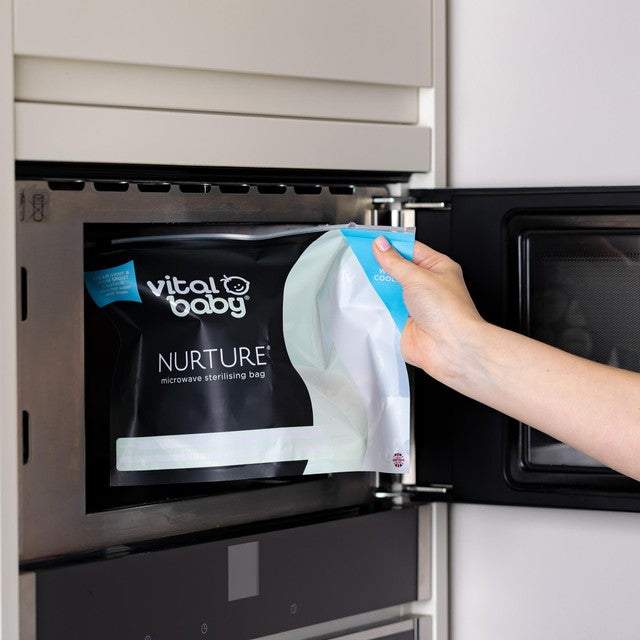 Vital Baby Microwave Sterilising Bags 5 Pack (British brand)