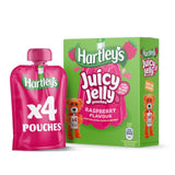 Hartley's jelly pouches raspberry flavour - British product