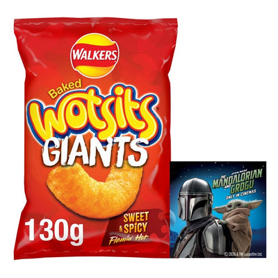 M&S Wotsits Giants Sweet & Spicy Flamin' Hot Baked Corn Puffs 130g- Buy online at McGrocer