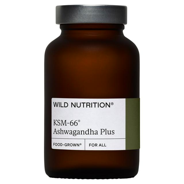 Wild Nutrition Food Grown KSM 66 Ashwagandha Plus Capsules x60