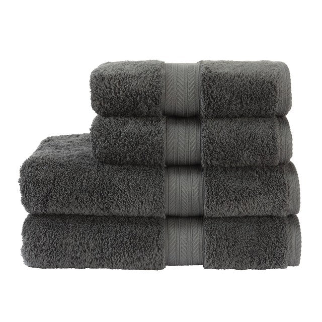 Christy face cloth Ash Grey 33x33cm - British product