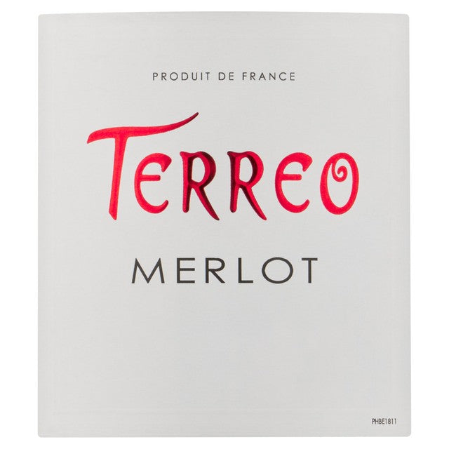 Terreo Merlot red wine 75cl (British brand)
