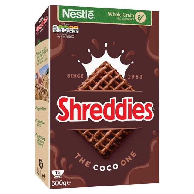 Nestlé Shreddies Coco Schokoladenmüsli 600g (britische Marke)