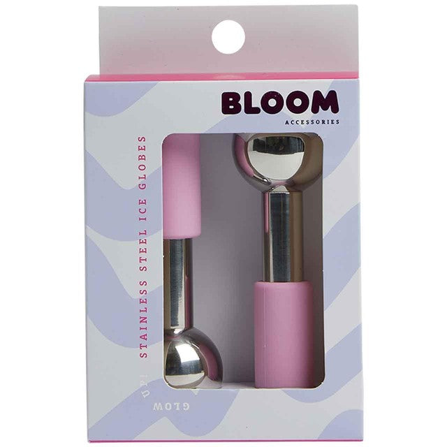 M&S Bloom stainless steel ice globes cooling skincare tool (British brand)