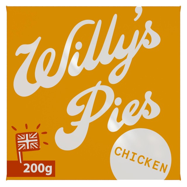 Willy's Pies Roast Chicken, Rosemary & Leek pie 200g (British brand)