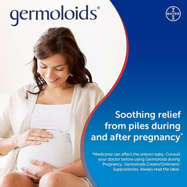 Germoloids Triple Action Haemorrhoids Cream 55g, UK version