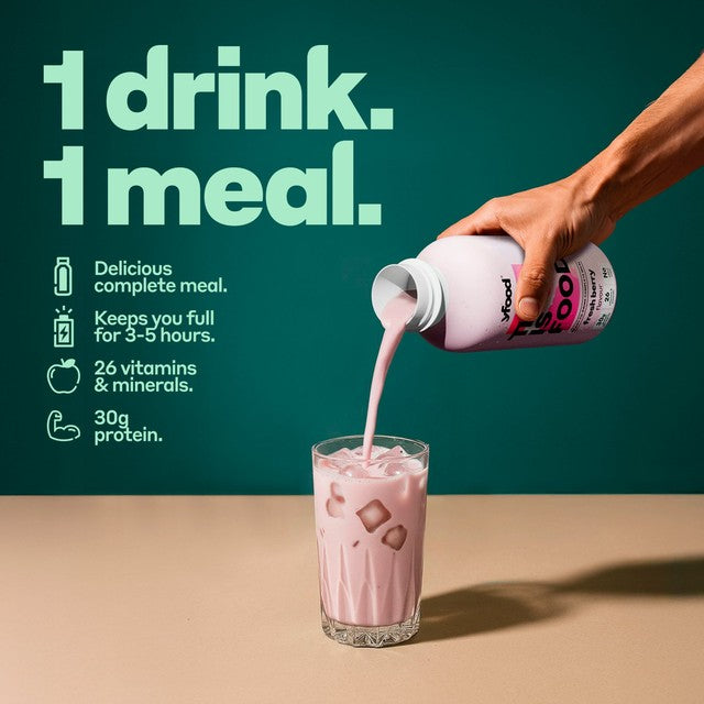 Yfood ready-to-drink meal shake Fresh Berry 500ml (British brand)