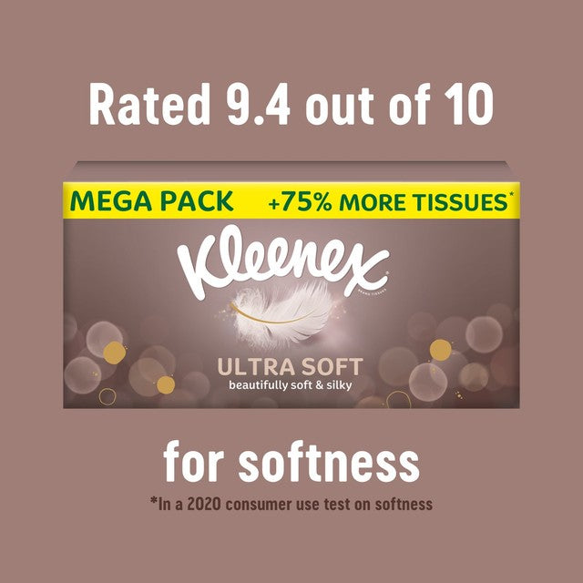Kleenex Ultra Soft Tissues Compact Box 40 Sheets, UK version