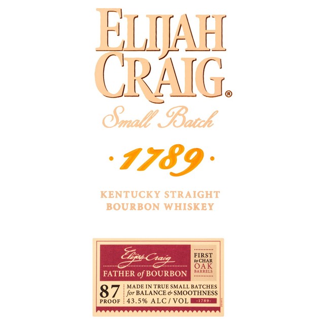 Elijah Craig Small Batch Bourbon Whiskey 70cl - British product