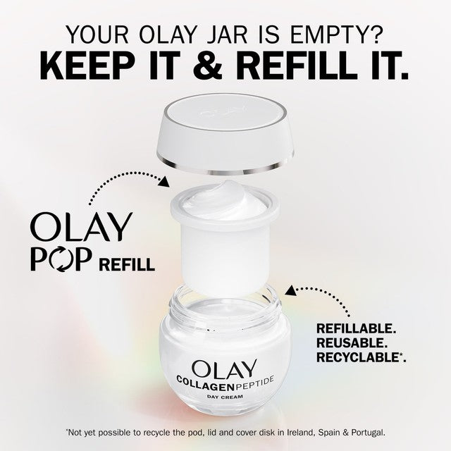 Olay Collagen Peptide Day Cream Refill 50ml, imported from the UK