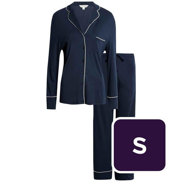 Marineblauer Pyjama von M&S, Größe S, importiert aus Großbritannien