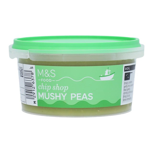 M&S chip shop mushypeas, UK version
