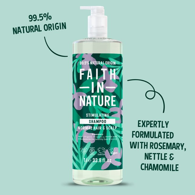 Faith In Nature rosemary shampoo 1L - British product