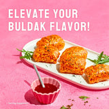 Buldak hot chicken carbonara ramen noodles multipack, UK version