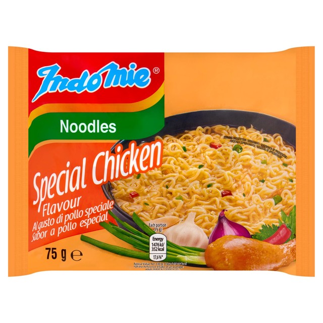 Indomie instant noodles special chicken flavour - British product