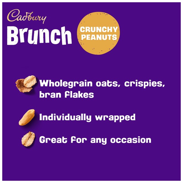 Cadbury Brunch Bar Peanut cereal bar - British product