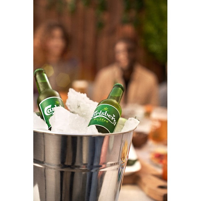 Carlsberg Pilsner Danish Lager Beer 24 x 330ml bottles - British product