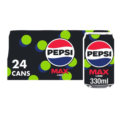 Pepsi Max Lime Cola sans sucre 24 x 330 ml