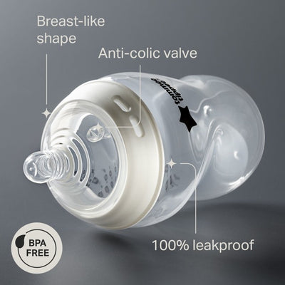 Tommee Tippee Anti-Colic Baby Bottles 150ml 3 Pack