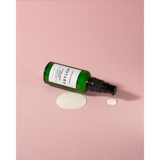 Votary Super Seed Serum broccoli seed and peptides fragrance free face serum 50ml (British brand)