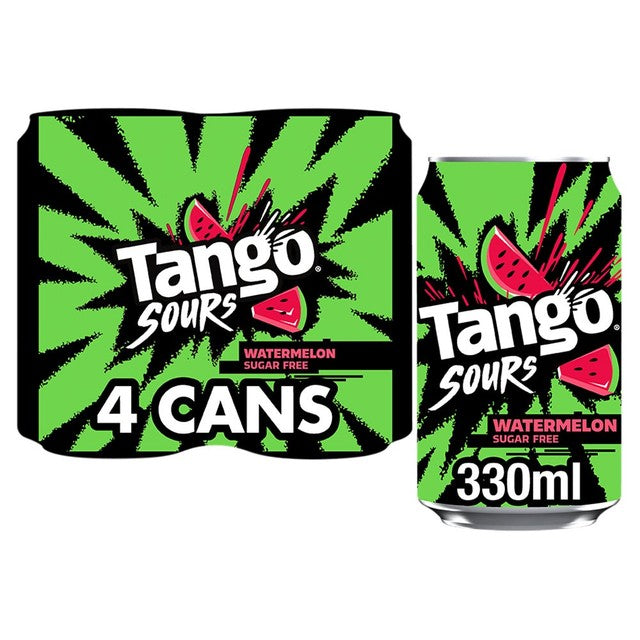 Tango Zero Sour Watermelon sugar-free soft drink - British product
