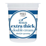 M&S extra thick double cream 300ml, imported from the UK