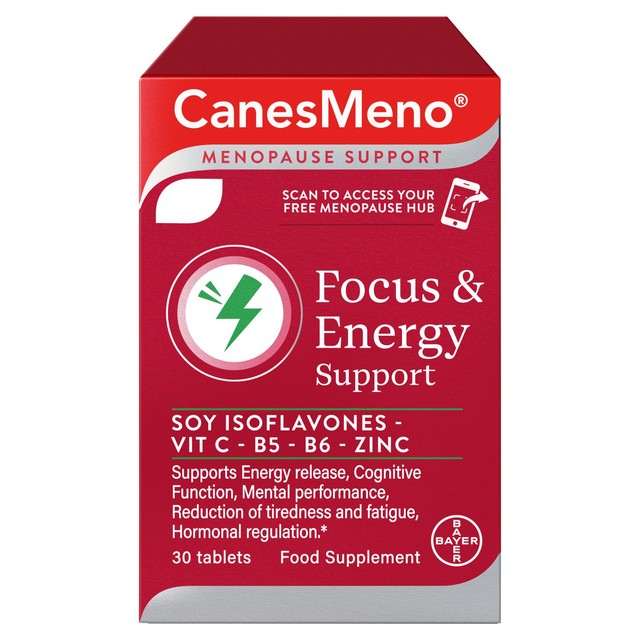 Canesten CanesMeno Focus and Energy tablets 30, UK version